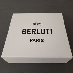 Berluti Paris Empty Luxury Gift Box White Small Storage Box 8x7x2.5 Inches